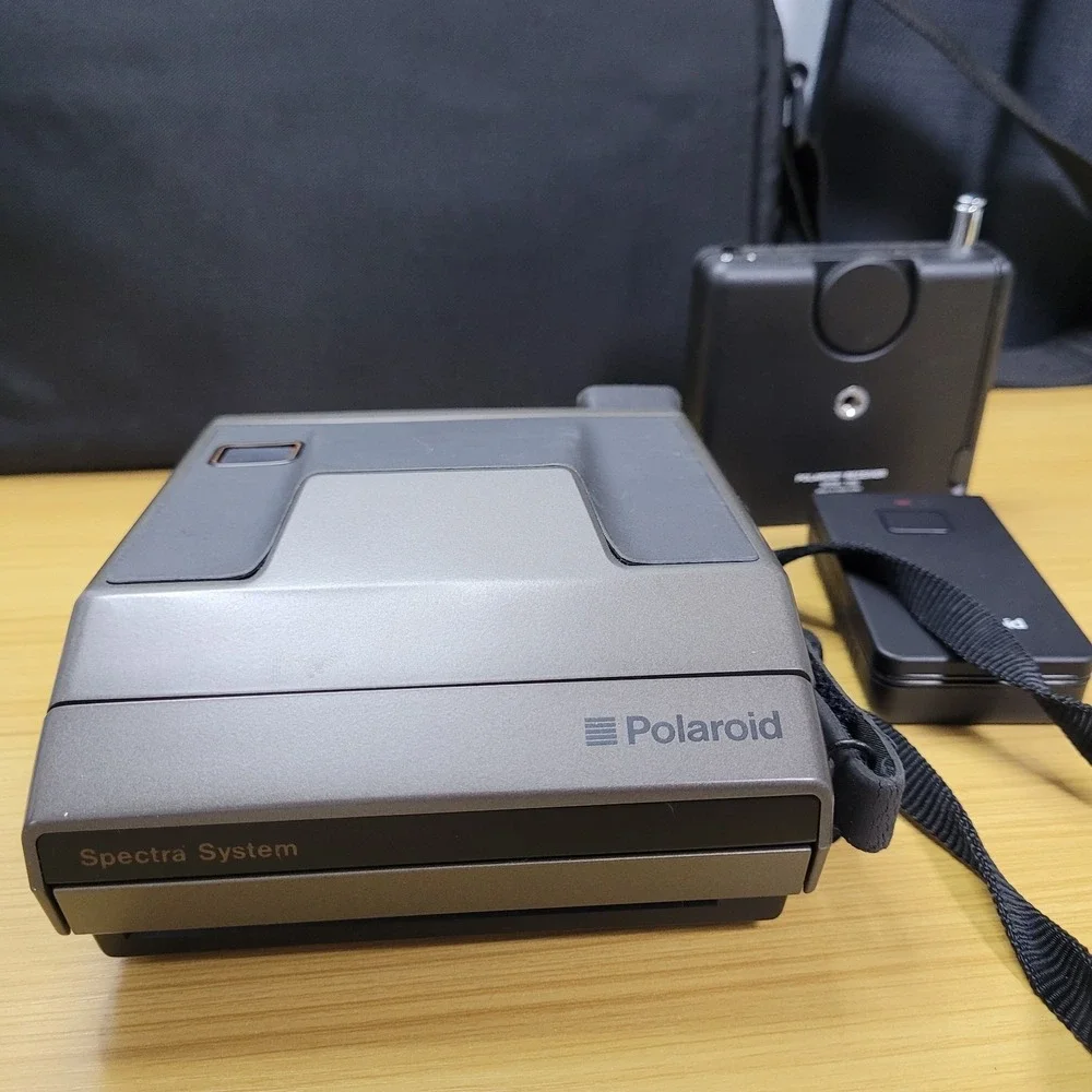 Vintage Polaroid Spectra System Instant Camera‎ w/Receiver and Transmitter